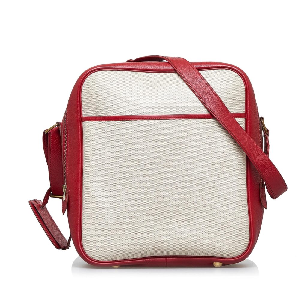 Luxury Hermes Toile Victoria Messenger Bag - Product Image 2