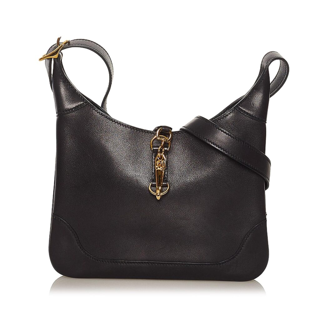 Luxury Hermes Trim Duo Leather Crossbody Bag - Product Image 2