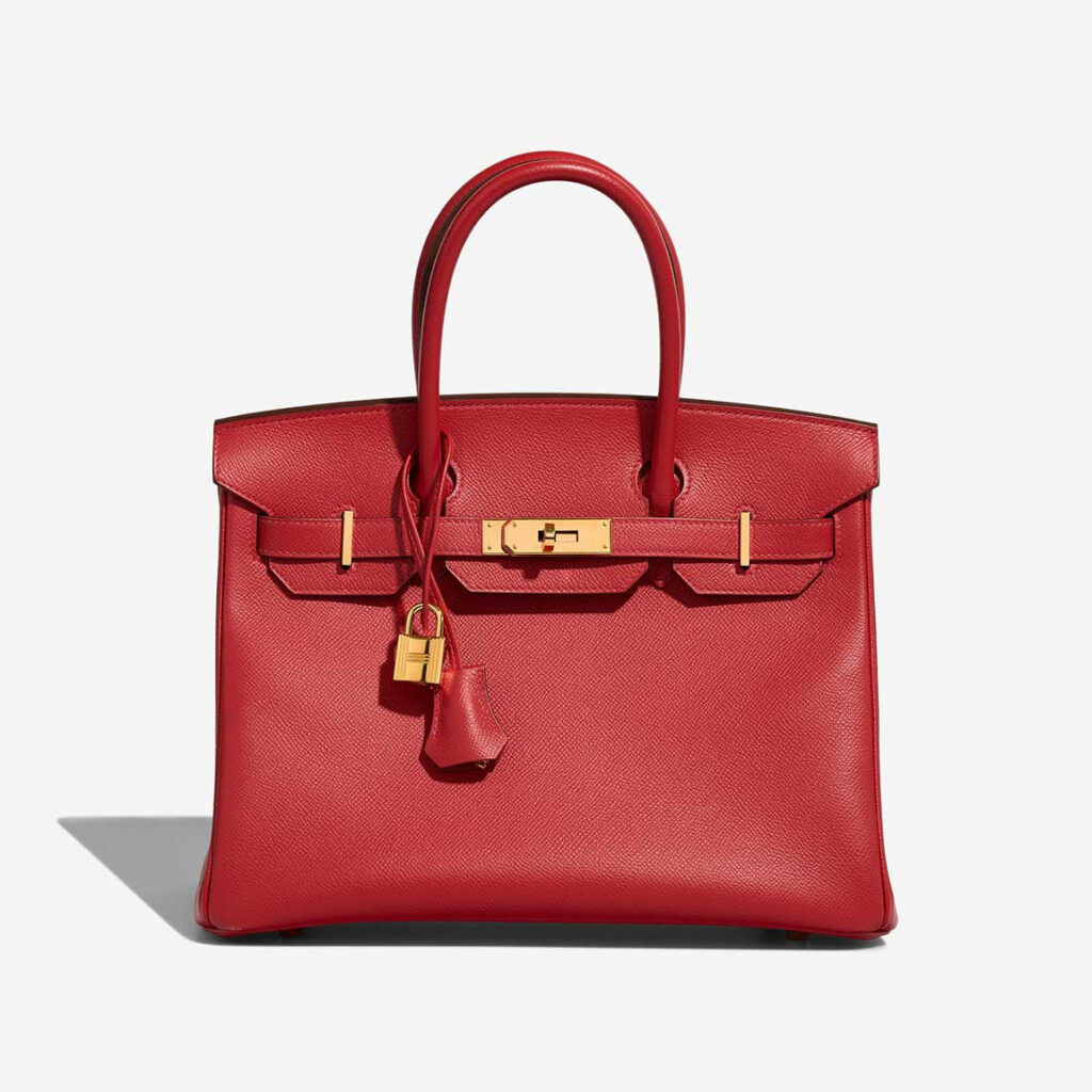 HERMÈS BIRKIN 30 ROUGE CASAQUE EPSOM LEATHER GOLD HARDWARE - Product Image 2
