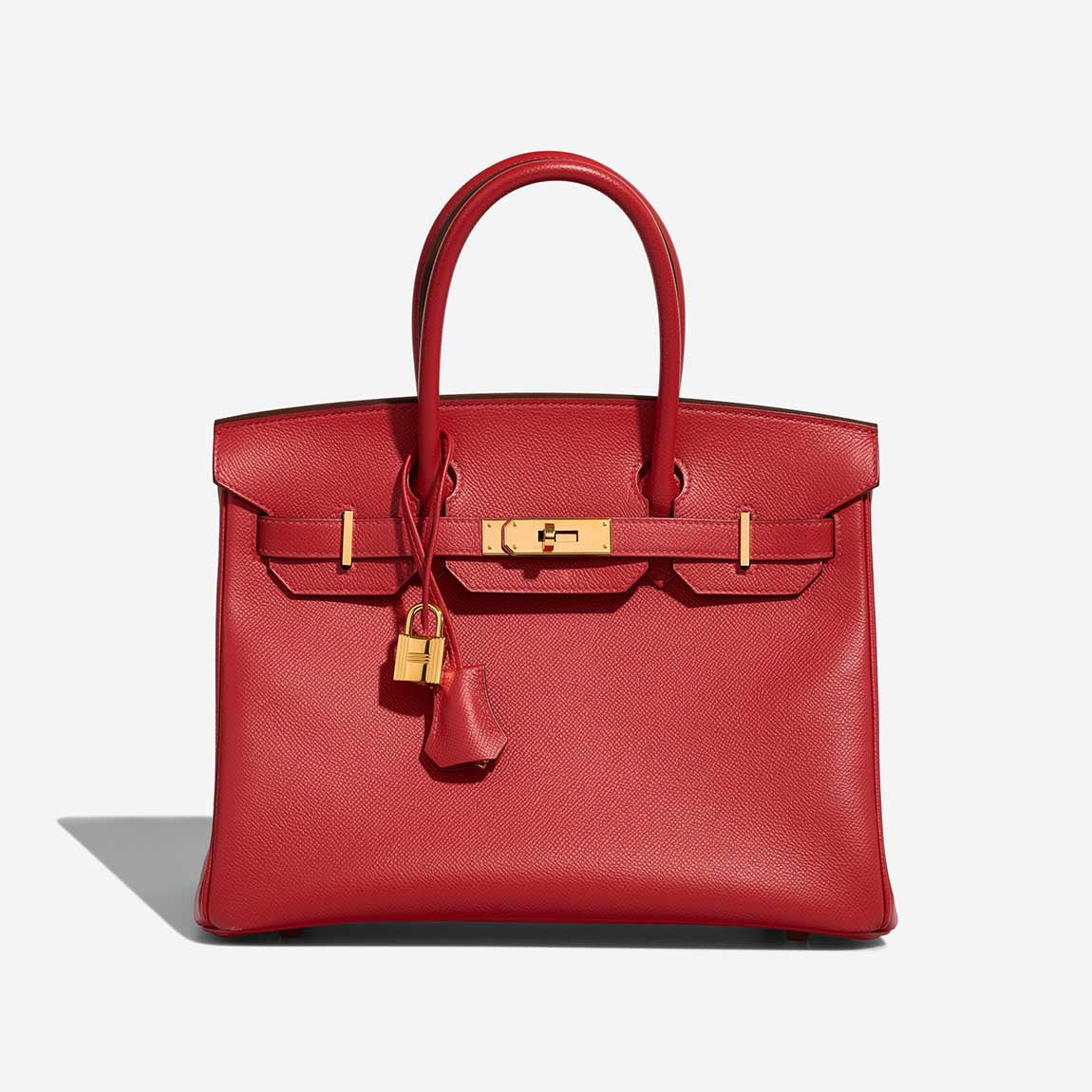 HERMÈS BIRKIN 30 ROUGE CASAQUE EPSOM LEATHER GOLD HARDWARE