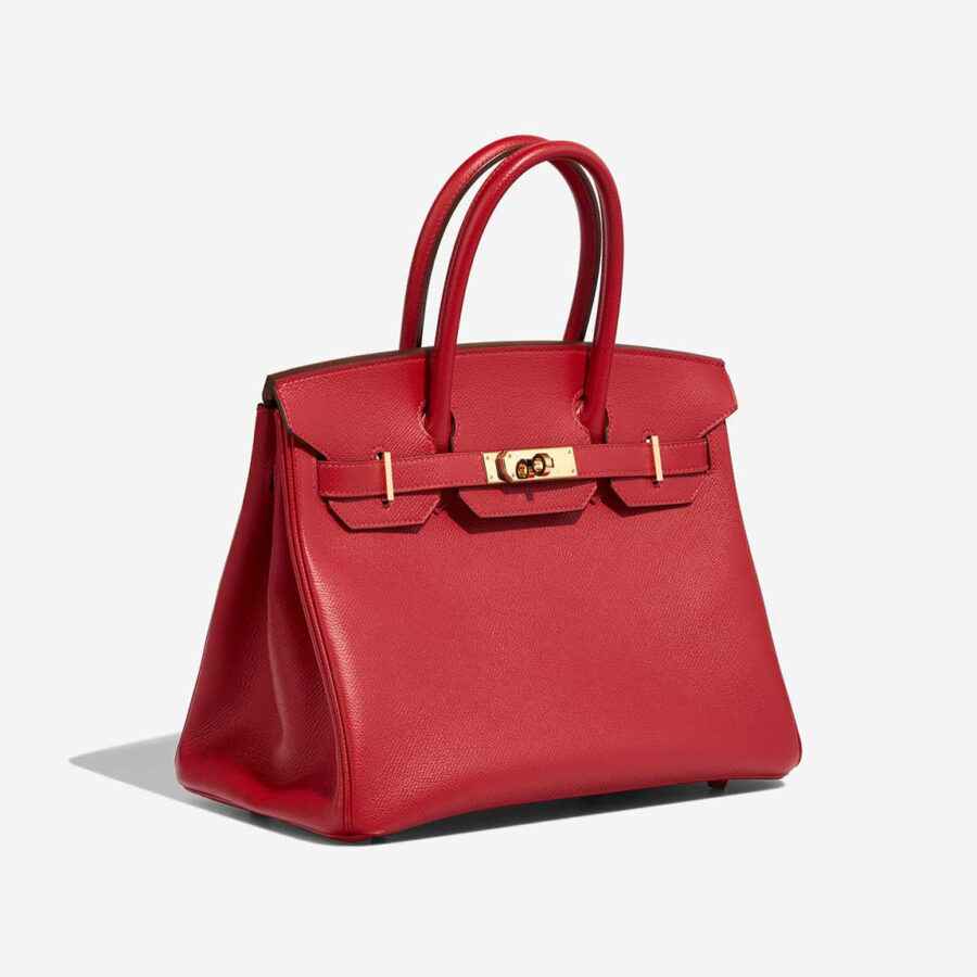 HERMÈS BIRKIN 30 ROUGE CASAQUE EPSOM LEATHER GOLD HARDWARE | Studio Nafay