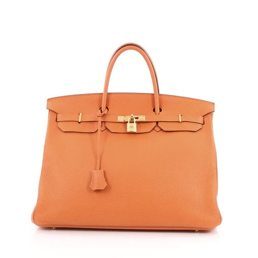 HERMÈS BIRKIN 40 TOGO LEATHER GOLD HARDWARE HANDBAG