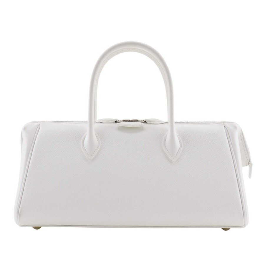 HERMES Handbag Epsom White Parribonne Bay PM Women | Studio Nafay