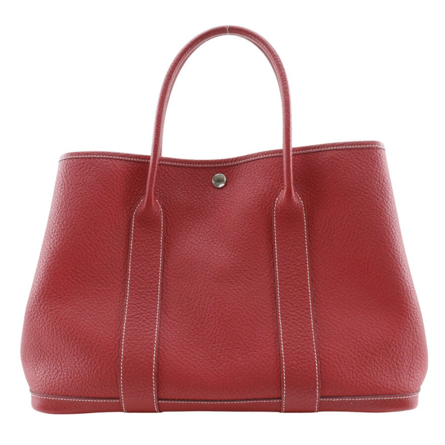 HERMES Tote Bag Negonda Red Garden party PM Women | Studio Nafay