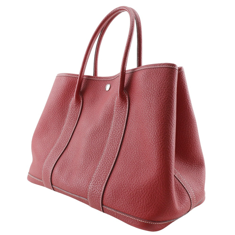 HERMES Tote Bag Negonda Red Garden party PM Women