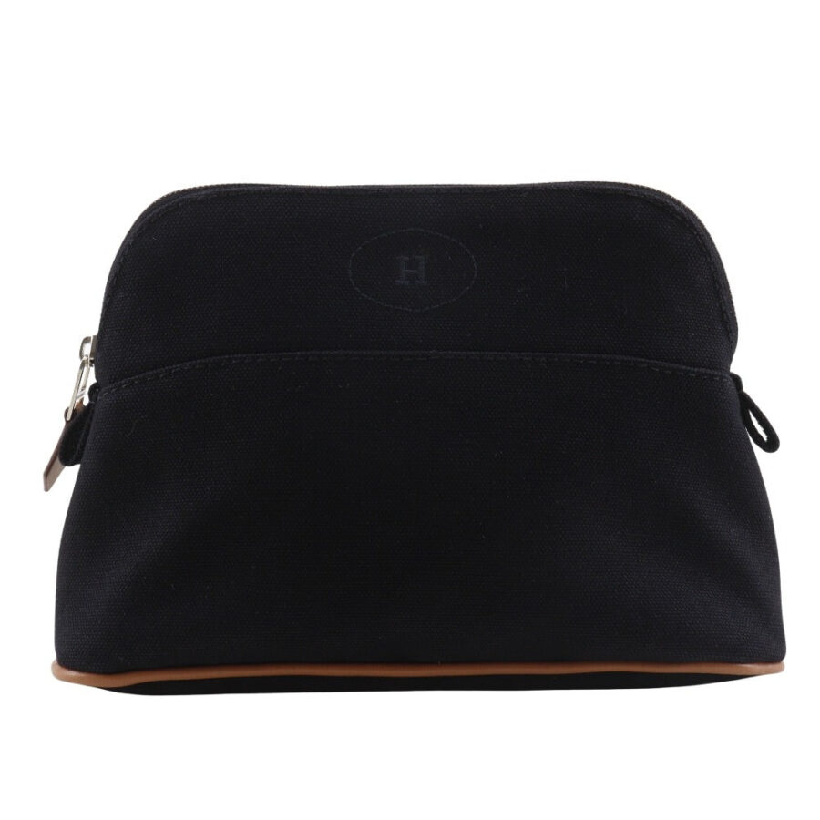 HERMES Pouch cotton Noir Bored Pouch Mini | Studio Nafay