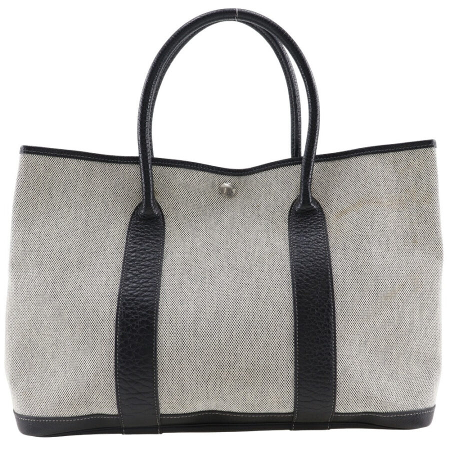 HERMES Tote Bag Tower ash gray Garden party 36 PM Women | Studio Nafay