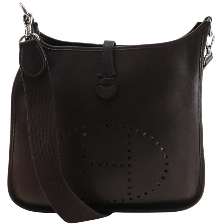 HERMES Shoulder Bag Calfskin Brown Evelyn Evelyn PM | Studio Nafay