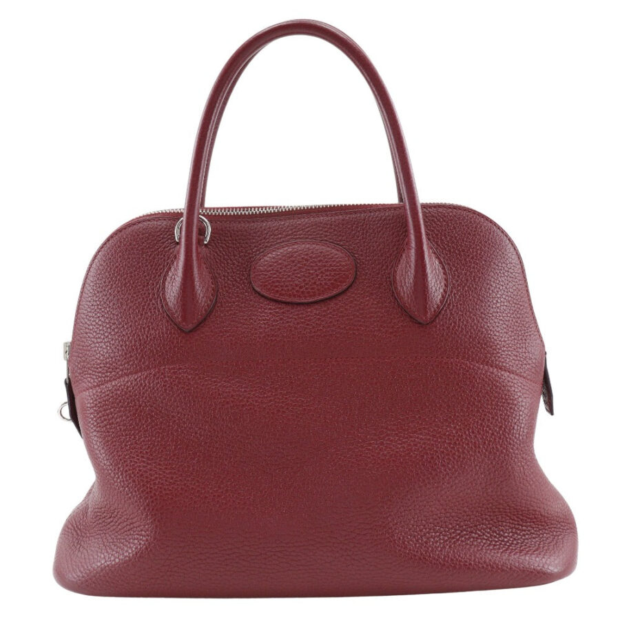 HERMES Handbag K1 Taurillon Clemence Red Bored 31 Women | Studio Nafay