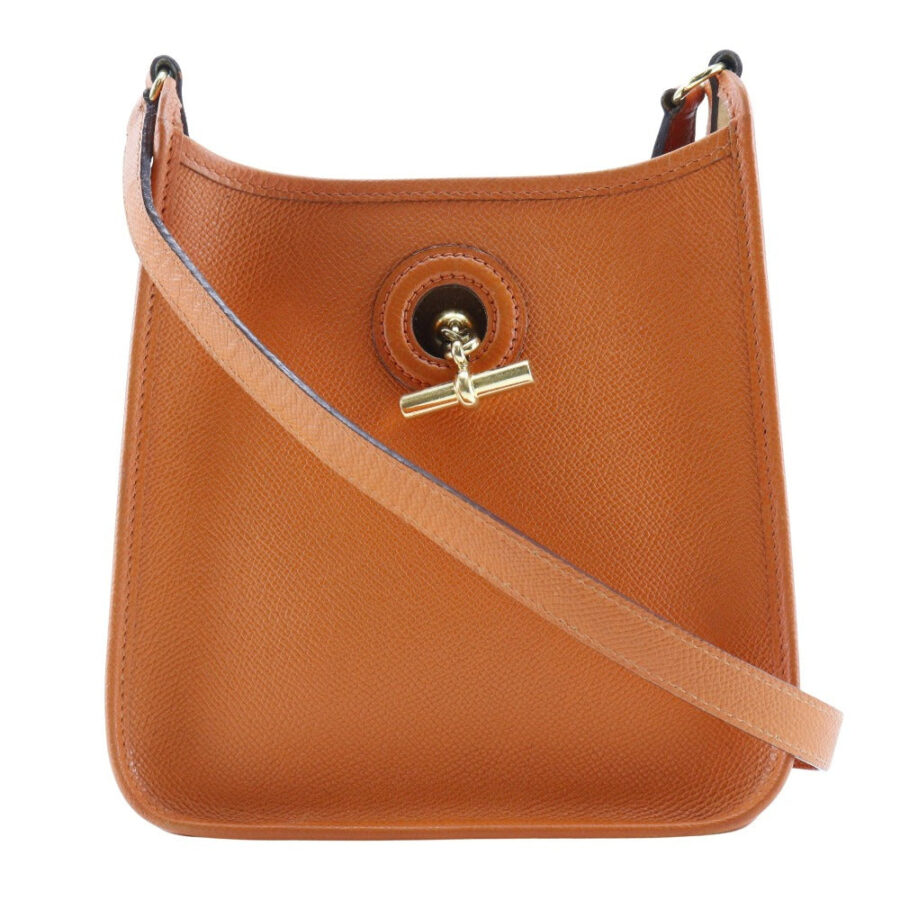 HERMES Shoulder Bag Epsom Orange Vespa TPM Women | Studio Nafay