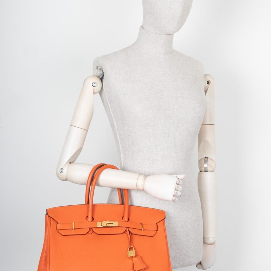 HERMÈS Birkin 35 Togo Orange | Studio Nafay