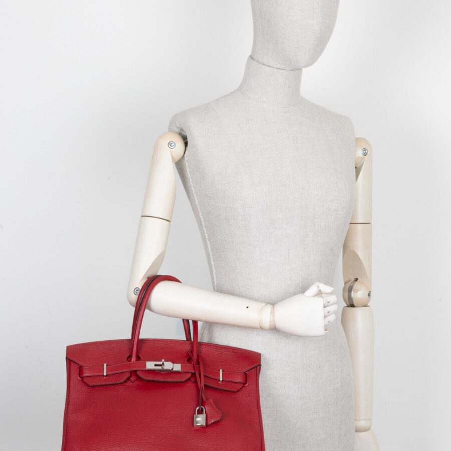 HERMÈS Birkin 35 Clemence Rouge Garance | Studio Nafay
