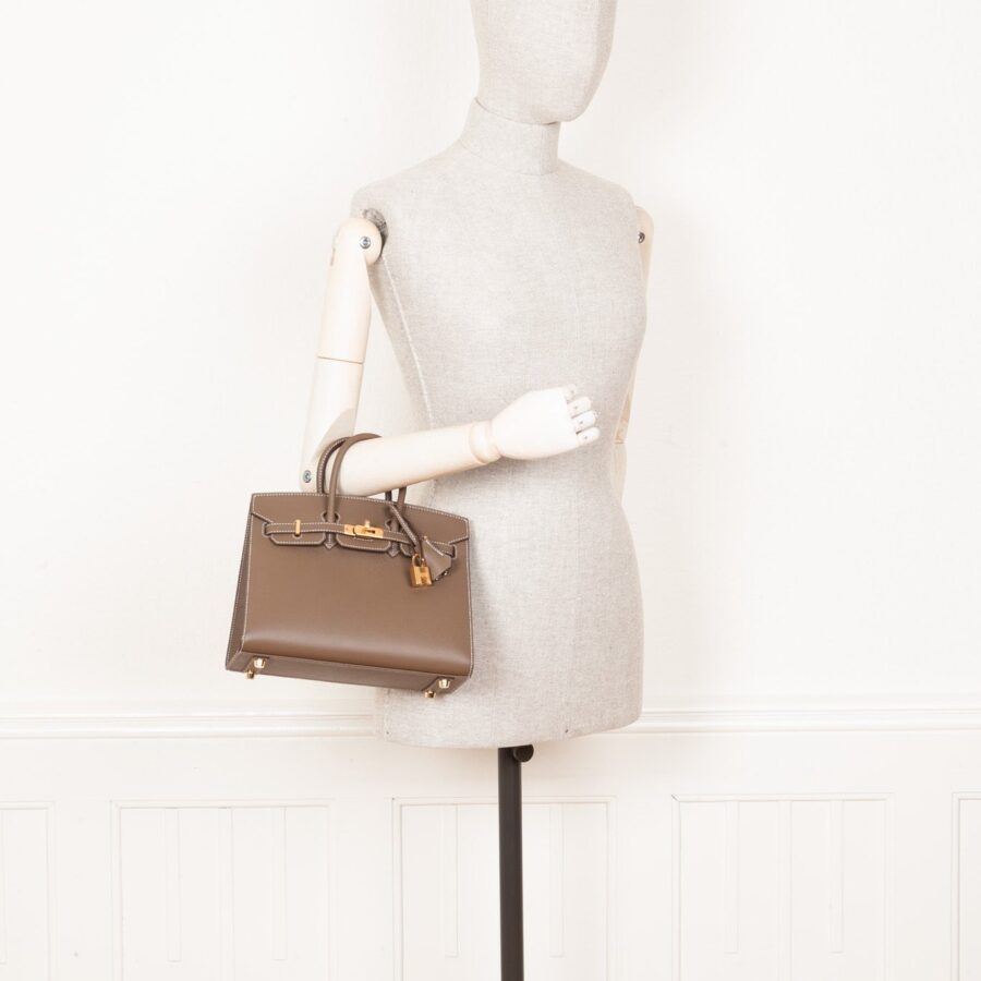 HERMÈS Birkin 25 Epsom Sellier Taupe | Studio Nafay