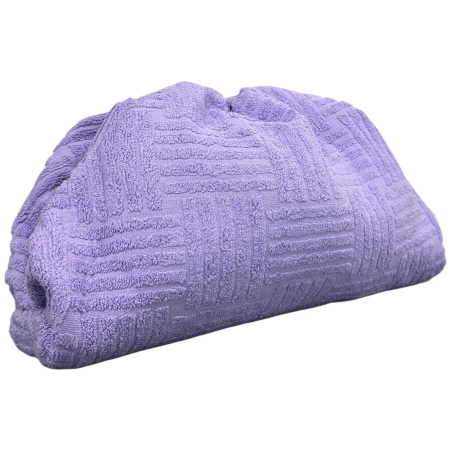 Women's Medium Terry Pouch Purple | Studio Nafay