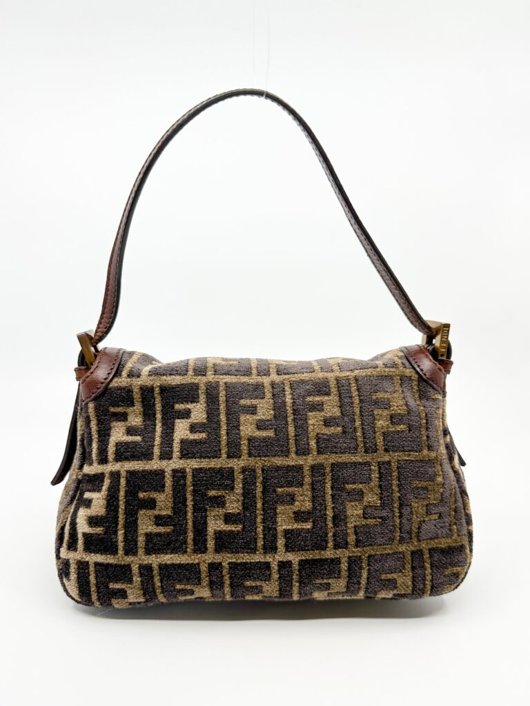 Fendi Mini Velvet in Brown Zucca - Product Image 2