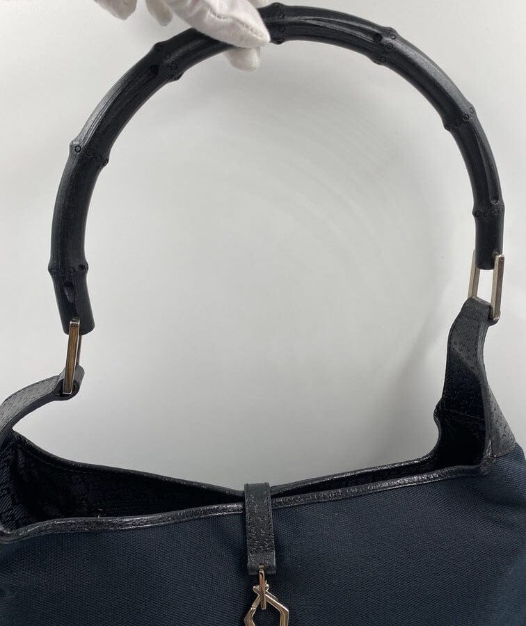 Gucci Jackie Bag with Bamboo Handle - Black | Studio Nafay