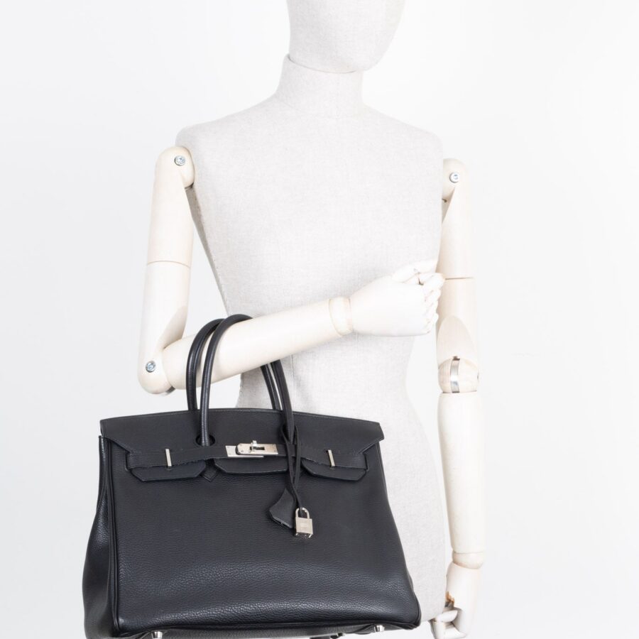 HERMÈS Birkin 35 Fjord Black | Studio Nafay