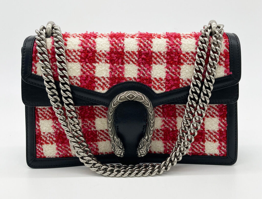 Gucci Vichy Wool Tweed Small Dionysus Shoulder Bag - Product Image 2