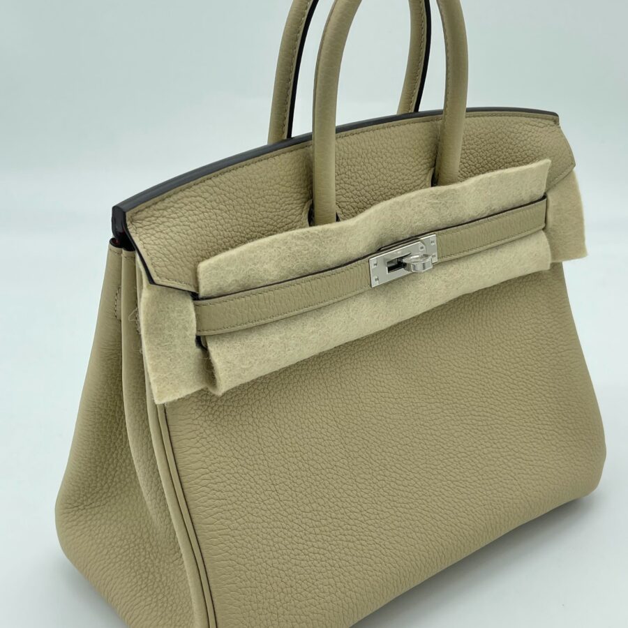 Hermes Birkin 25 Togo Trench / Bougainvillier Palladium Hardware | Studio Nafay