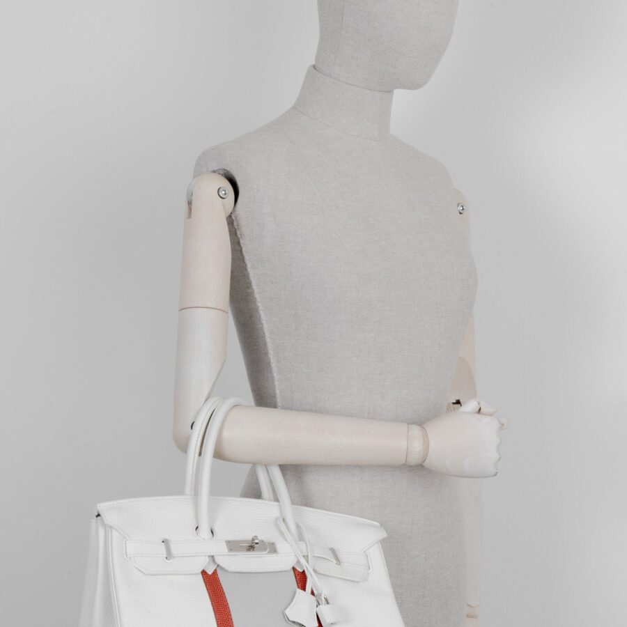 HERMÈS Birkin 35 Club Clemence Blanc | Studio Nafay