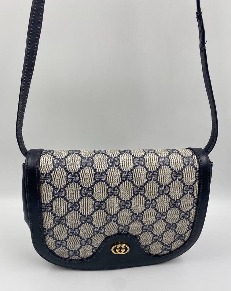 Gucci Canvas Box Crossbody Bag