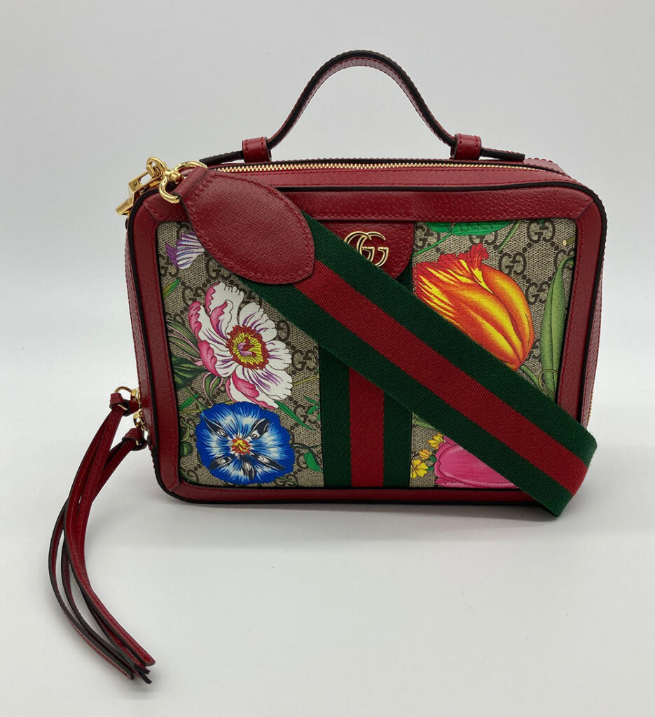 Gucci Ophidia GG Supreme Flora Small Zip Around Camera Bag-NEW - Product Image 2