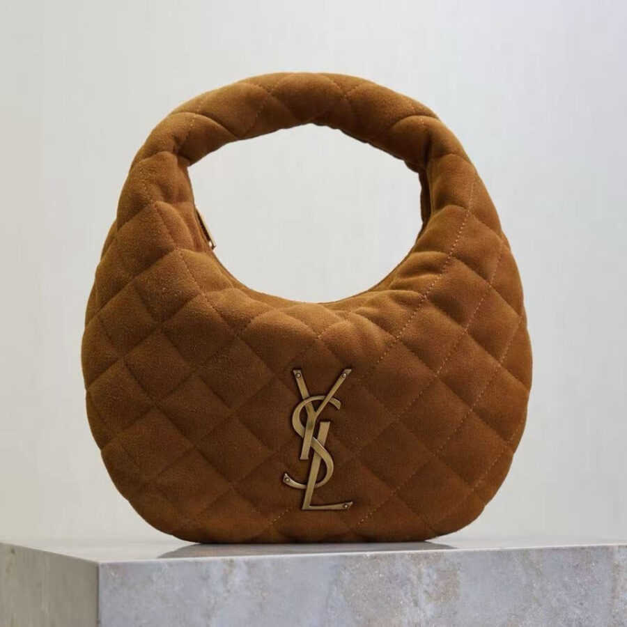 YSL Icarino Icare Mini Bag Brown Suede | Studio Nafay