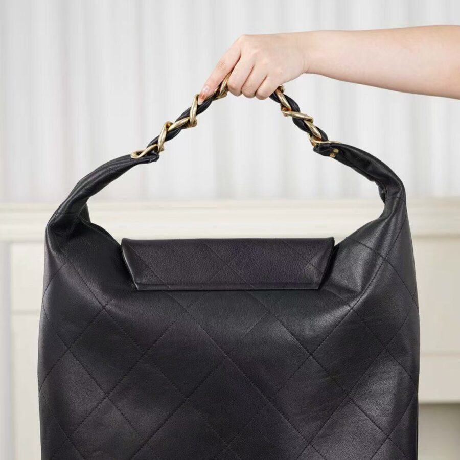 CC Bag 53cm Black Gold Calfskin 300852 Best Version | Studio Nafay