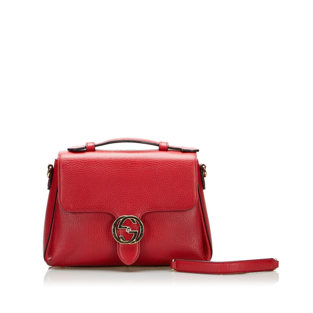 Gucci Interlocking G Red Calfskin - Product Image 2