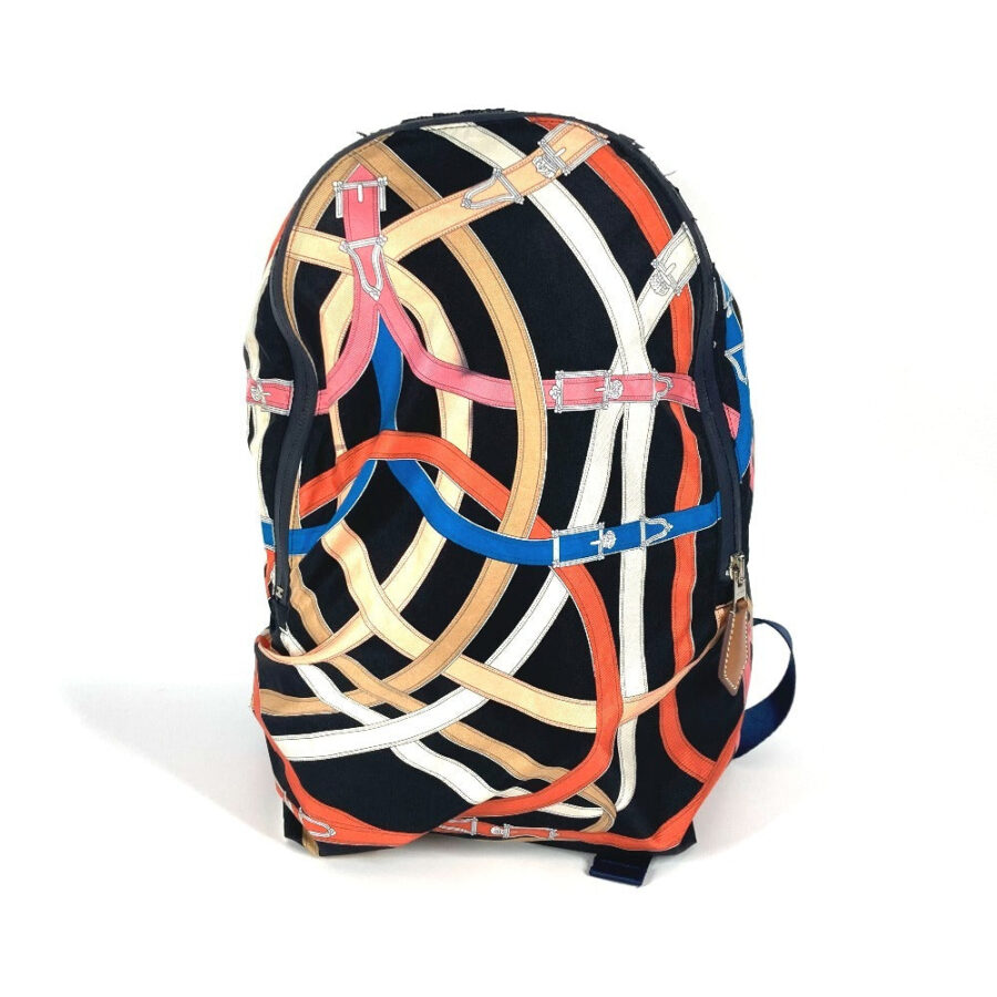 HERMES Backpack silk multicolor AirSilk Cavalcadur Backpack unisex(Unisex) | Studio Nafay