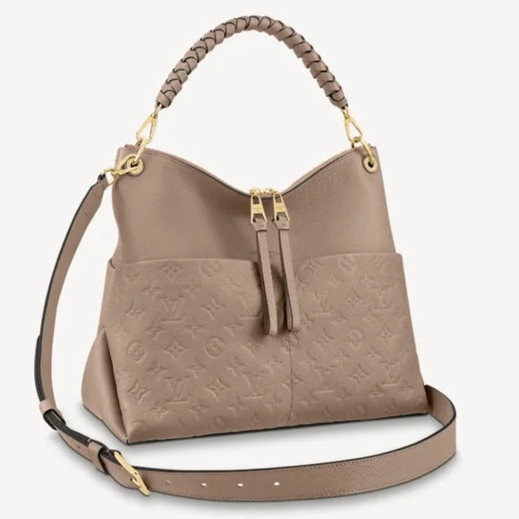 LOUIS VUITTON MONOGRAM EMPREINTE LEATHER MAIDA HOBO BAG TOURTERELLE | Studio Nafay