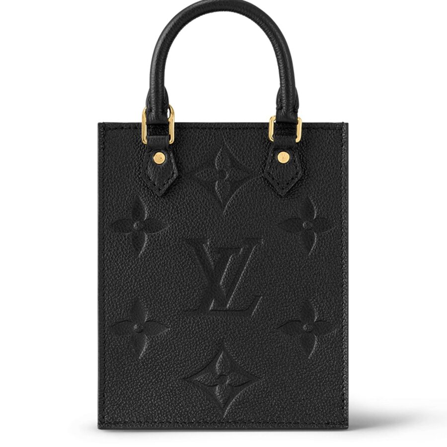 LOUIS VUITTON EMPREINTE LEATHER GIANT MONOGRAM PETIT SAC PLAT BAG | Studio Nafay