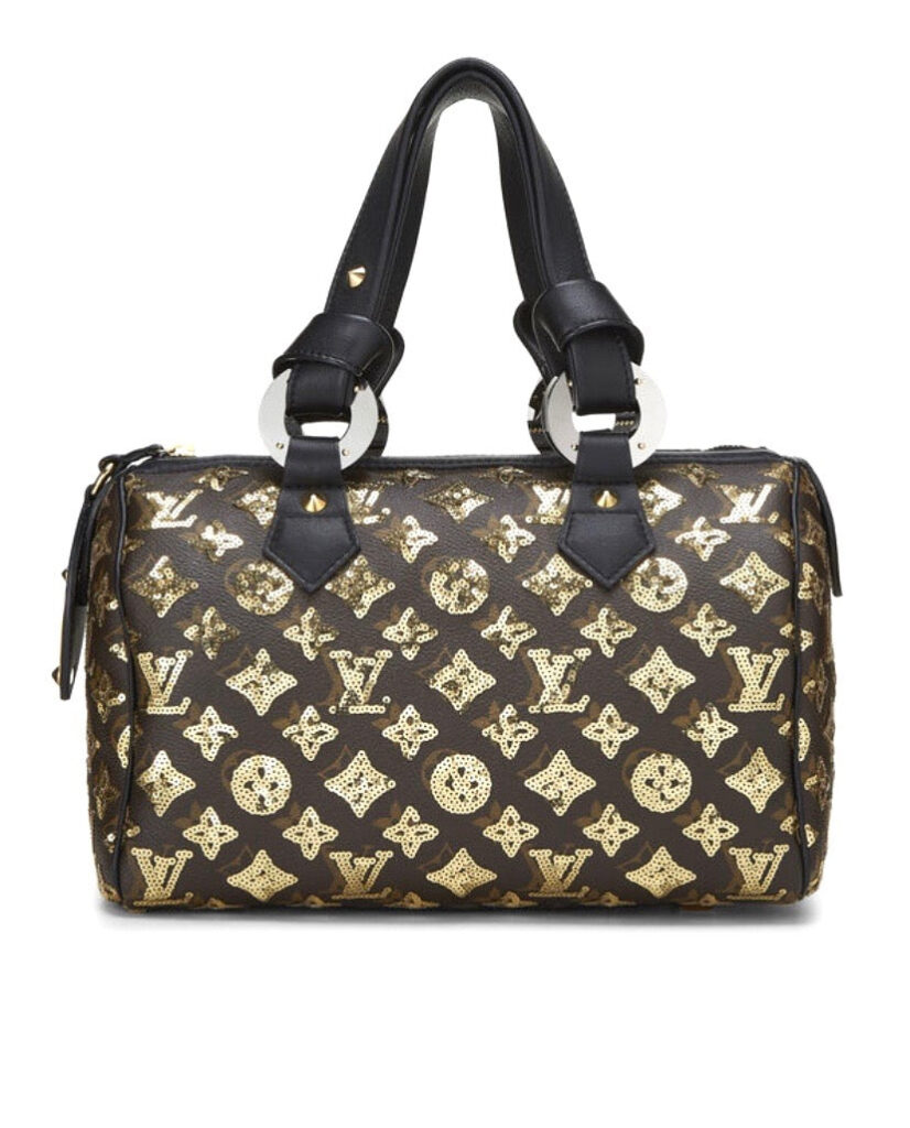 LOUIS VUITTON GOLD MONOGRAM ECLIPSE LIMITED EDITION SPEEDY 30 - Product Image 2