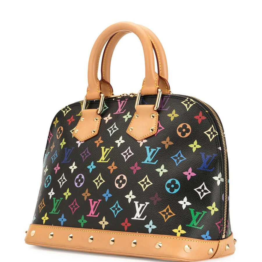 LOUIS VUITTON MULTICOLOR MONOGRAM ALMA BAG NOIR | Studio Nafay