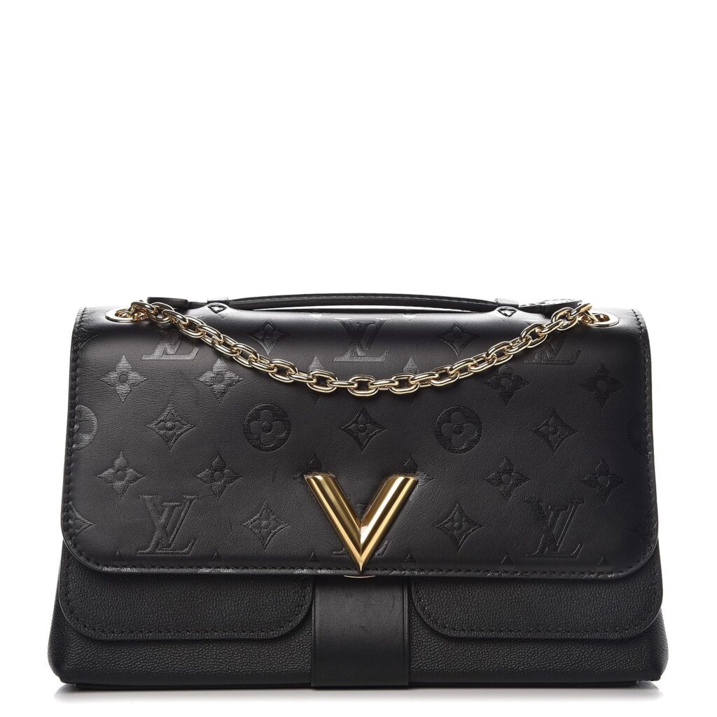 LOUIS VUITTON MONOGRAM CUIR PLUME ECUME VERY CHAIN BAG - Product Image 2