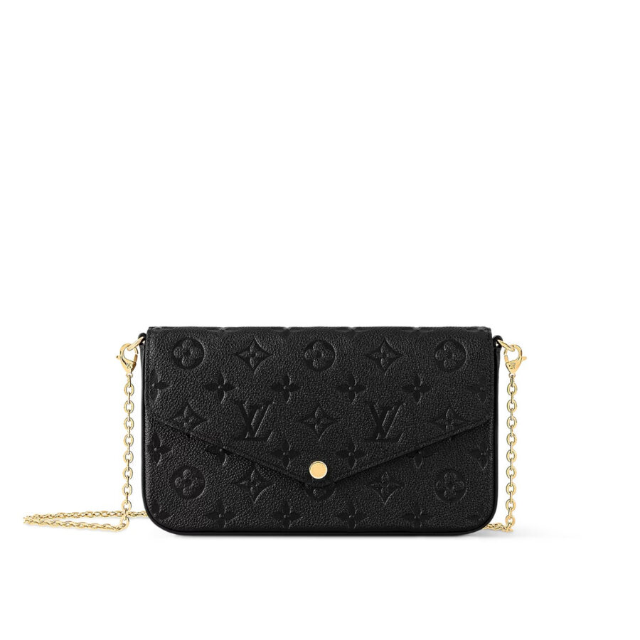 LOUIS VUITTON MONOGRAM EMPREINTE LEATHER FELICIE POCHETTE CROSSBODY | Studio Nafay