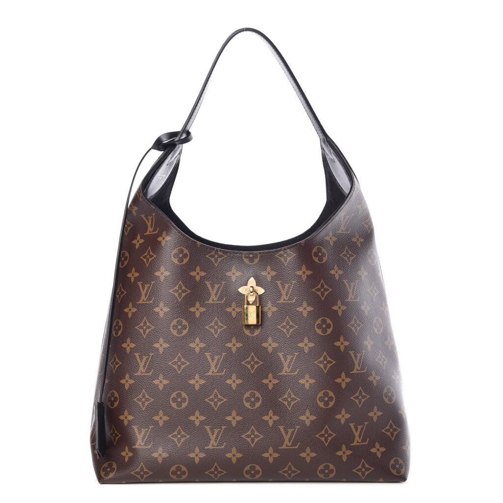 LOUIS VUITTON MONOGRAM FLOWER HOBO BAG BLACK - Product Image 2