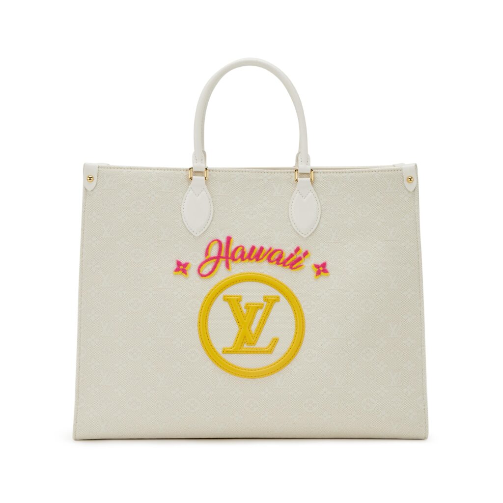 LOUIS VUITTON MONOGRAM JACQUARD HAWAII ON THE GO GM - Product Image 2