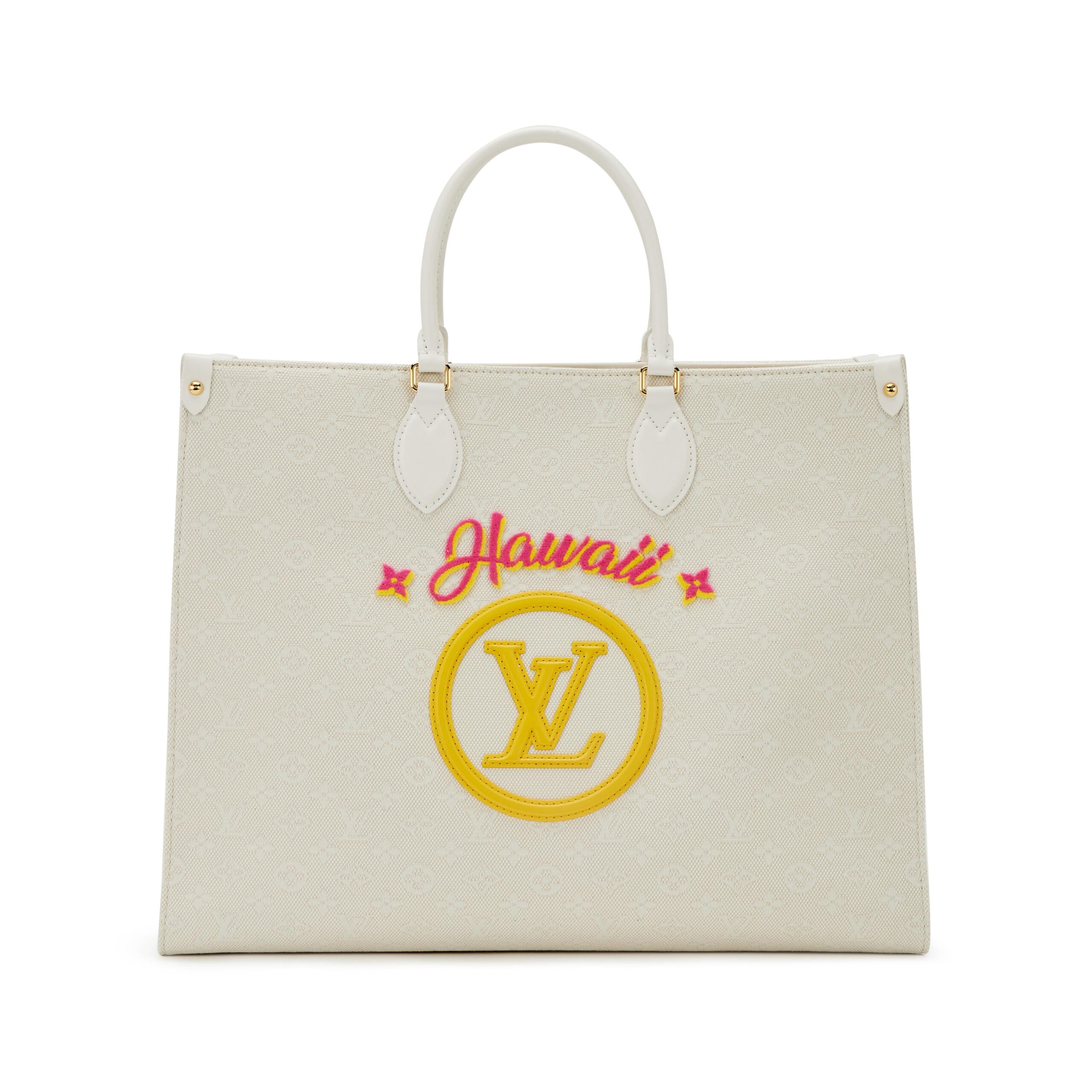 LOUIS VUITTON MONOGRAM JACQUARD HAWAII ON THE GO GM