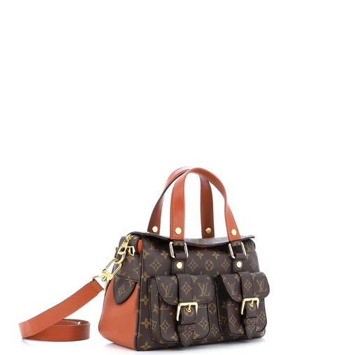 LOUIS VUITTON MONOGRAM MANHATTAN NM SHOULDER BAG CARAMEL | Studio Nafay