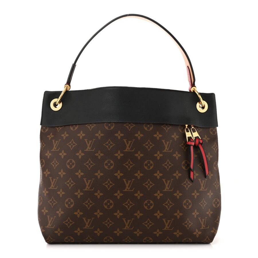 LOUIS VUITTON MONOGRAM TUILERIES HOBO BAG BLACK | Studio Nafay
