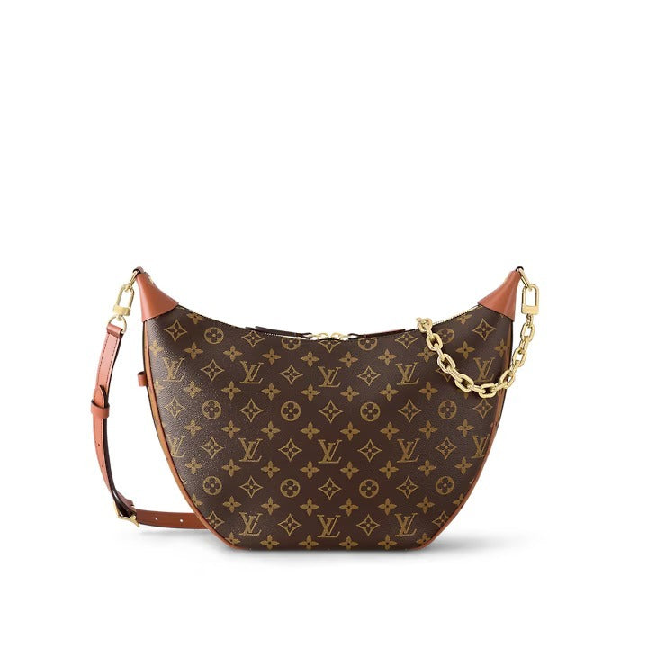 LOUIS VUITTON REVERSE MONOGRAM LOOP HOBO BAG WITH POCHETTE | Studio Nafay