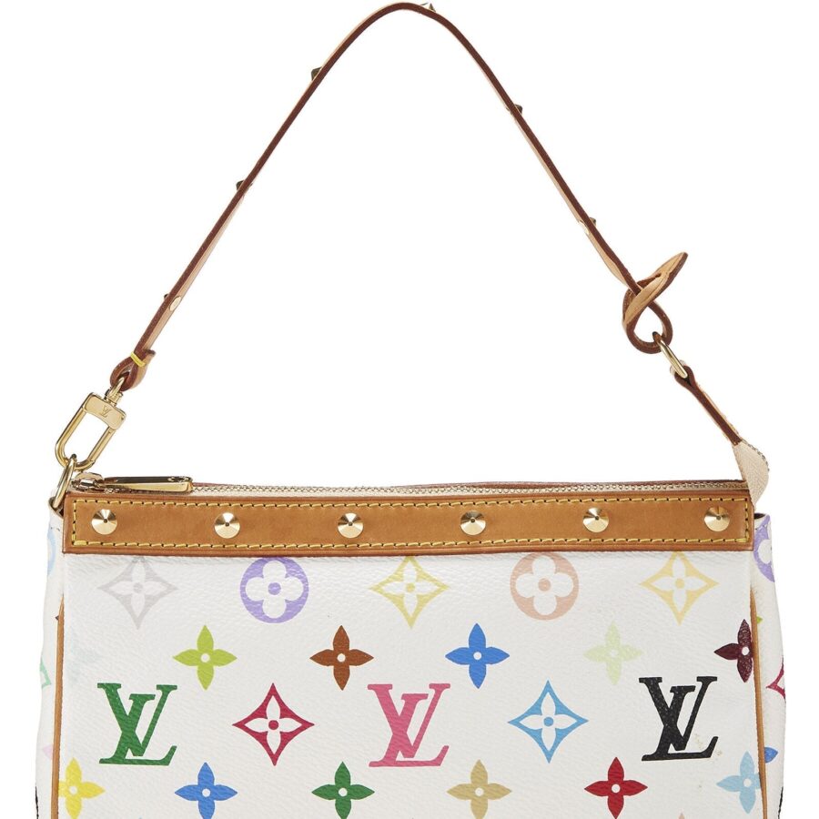 LOUIS VUITTON TAKASHI MURAKAMI MULTICOLOR MONOGRAM POCHETTE | Studio Nafay
