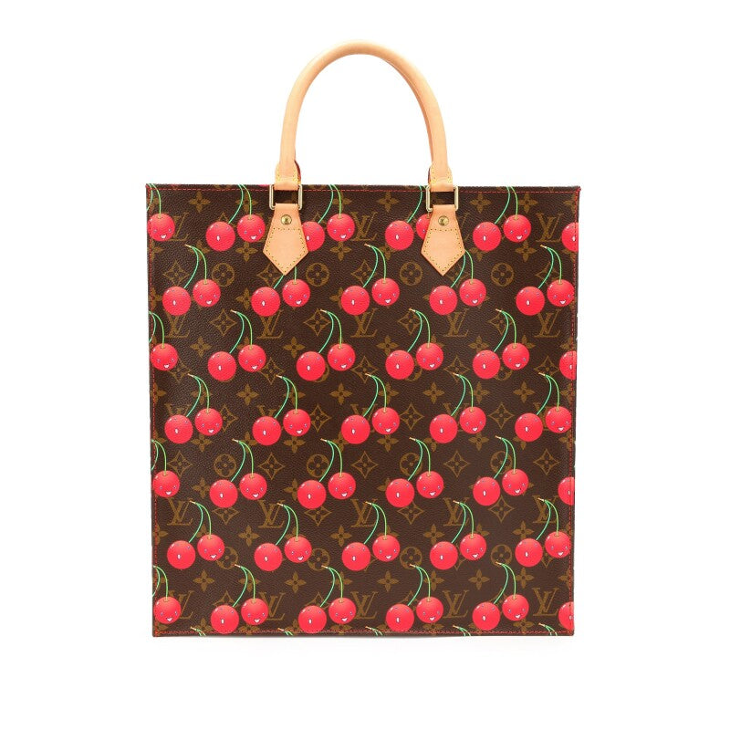 LOUIS VUITTON X TAKASHI MURAKAMI MONOGRAM CERISES SACE PLAT TOTE | Studio Nafay