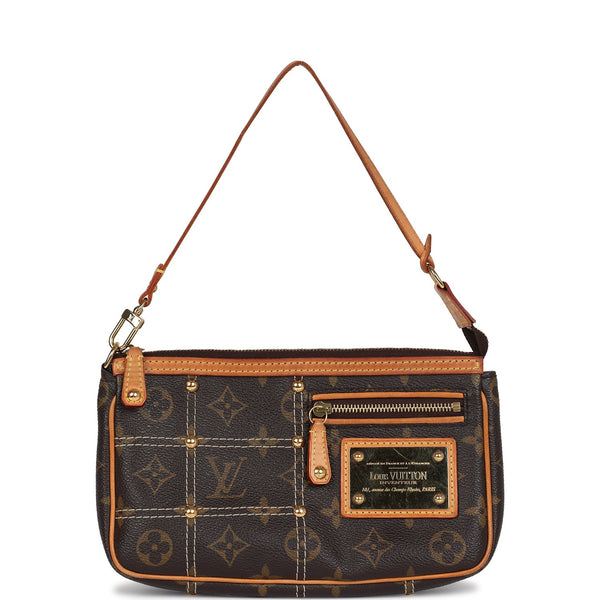 Louis Vuitton Monogram Rivet Pochette Accessoires Handbag