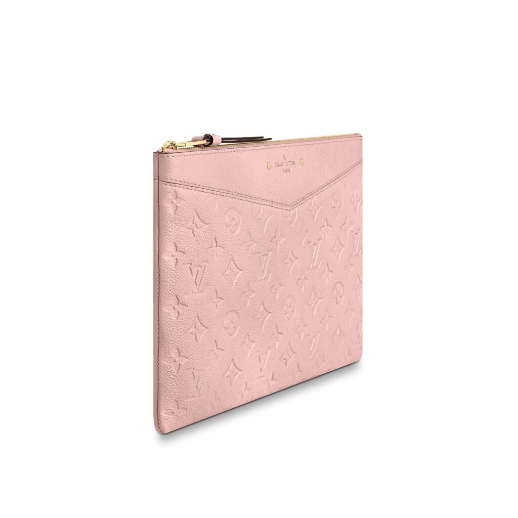 LOUIS VUITTON DAILY POUCH MONOGRAM EMPREINTE LEATHER ROSE POUDRE - Product Image 2