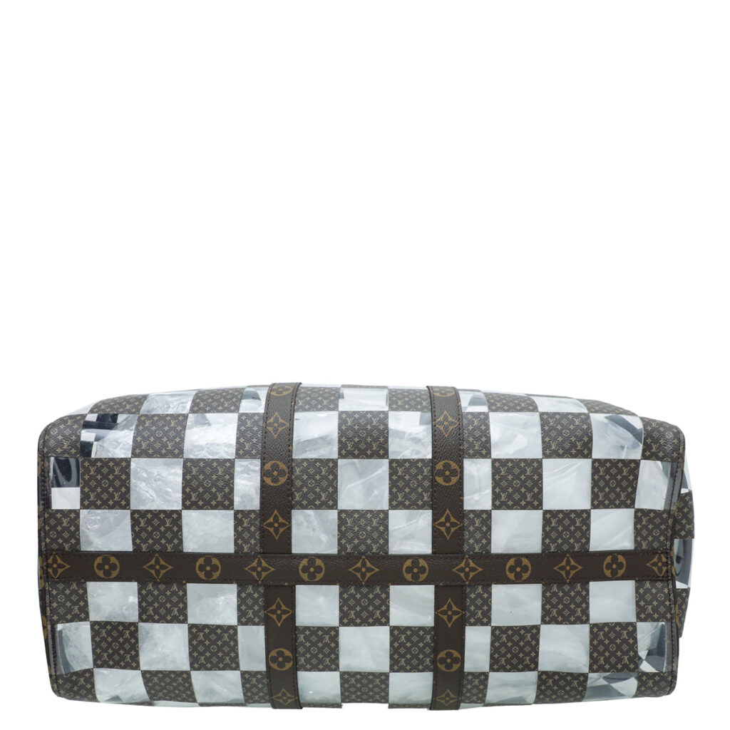 Louis Vuitton Monogram PVC Chess Keepall Bandouliere 50 Bag - Product Image 2