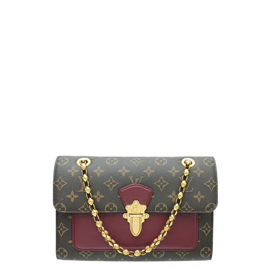 Louis Vuitton Monogram Rasin Victoire Flap Bag | Studio Nafay
