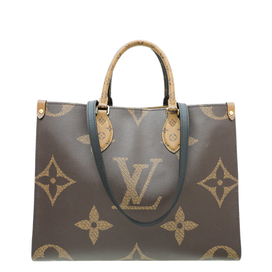 Louis Vuitton Monogram Reverse Giant Onthego MM Bag | Studio Nafay