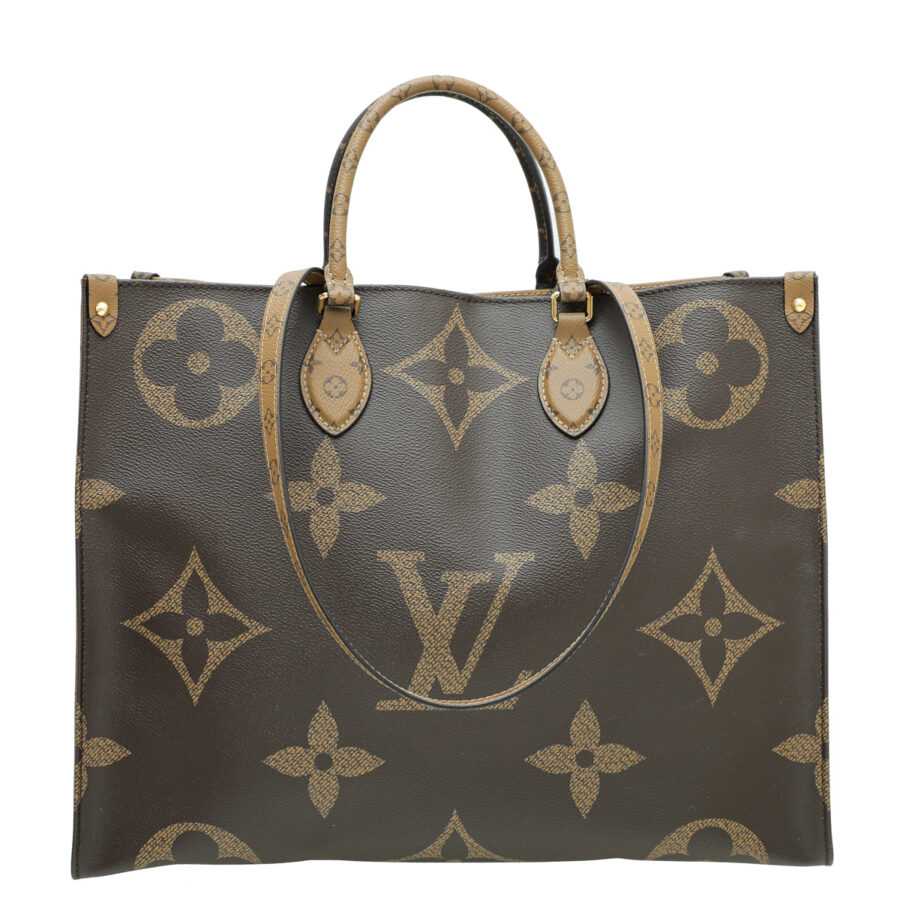 Louis Vuitton Monogram Reverse Onthego GM Bag | Studio Nafay